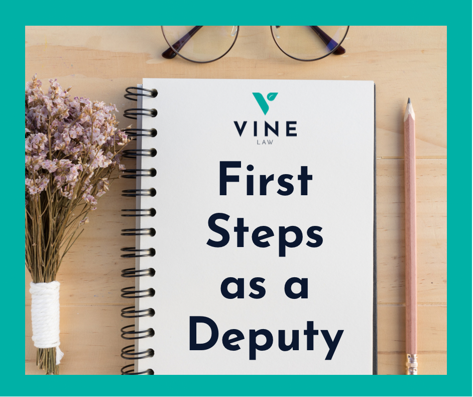 First Steps As A Deputy By Vine Law